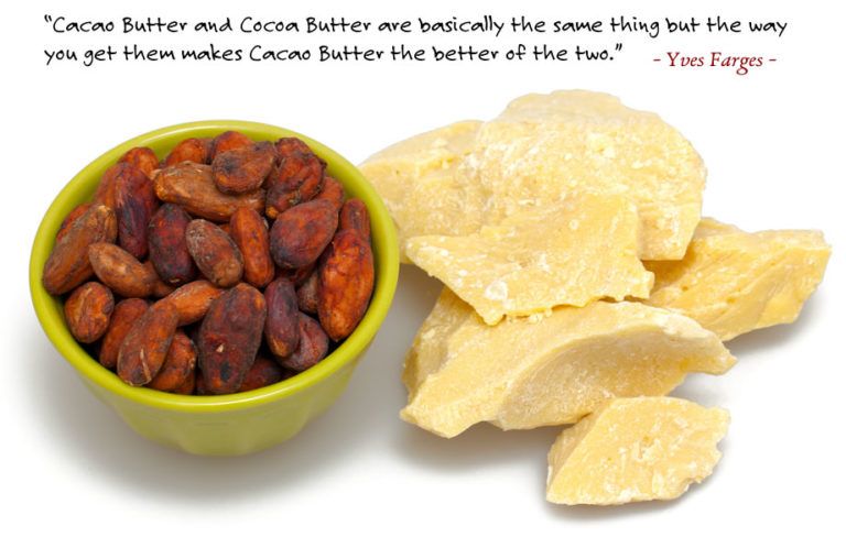 What's the difference between cacao butter and cocoa butter?