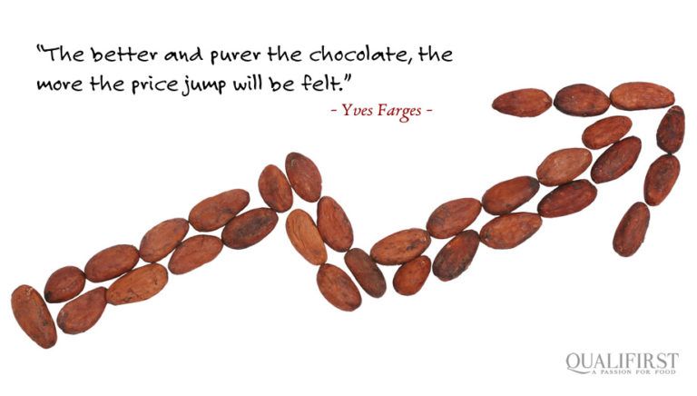 increase in cacao beans price will be felt more on better chocolate
