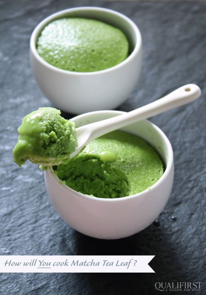 Ingredient use of Japanese matcha tea leaf