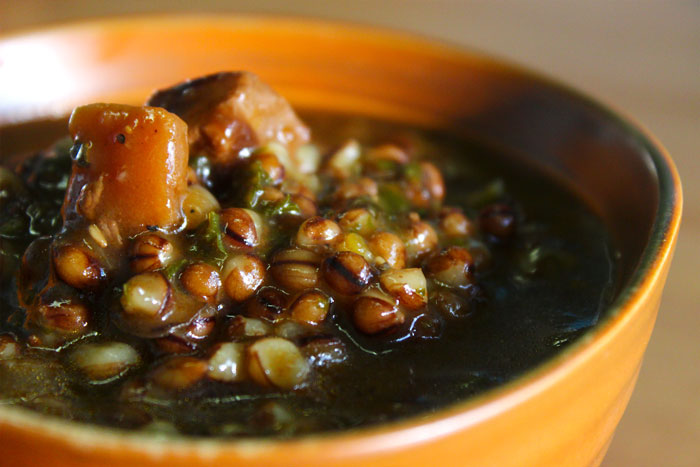 Black Barley Beef Soup