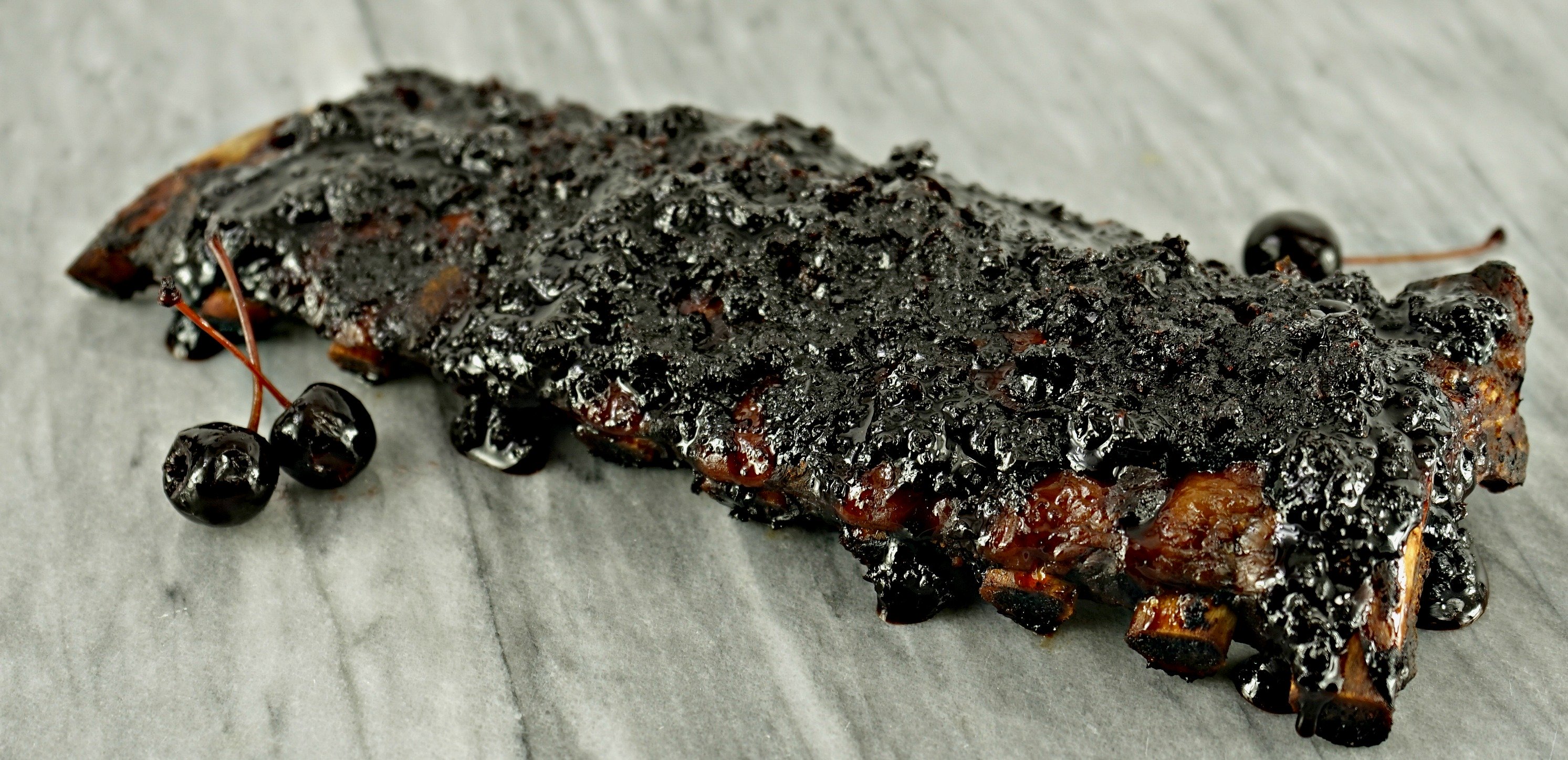 Ribs with Balsamic-Amarena Sauce Recipe