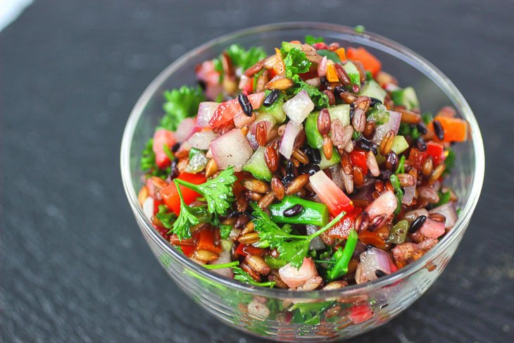 Middle Eastern Six Grain Salad Recipe