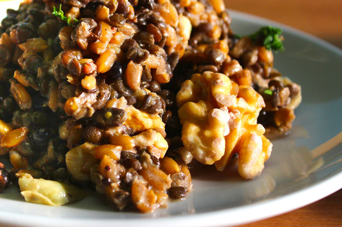 Warm Beluga Lentil and Sweet Potato Salad