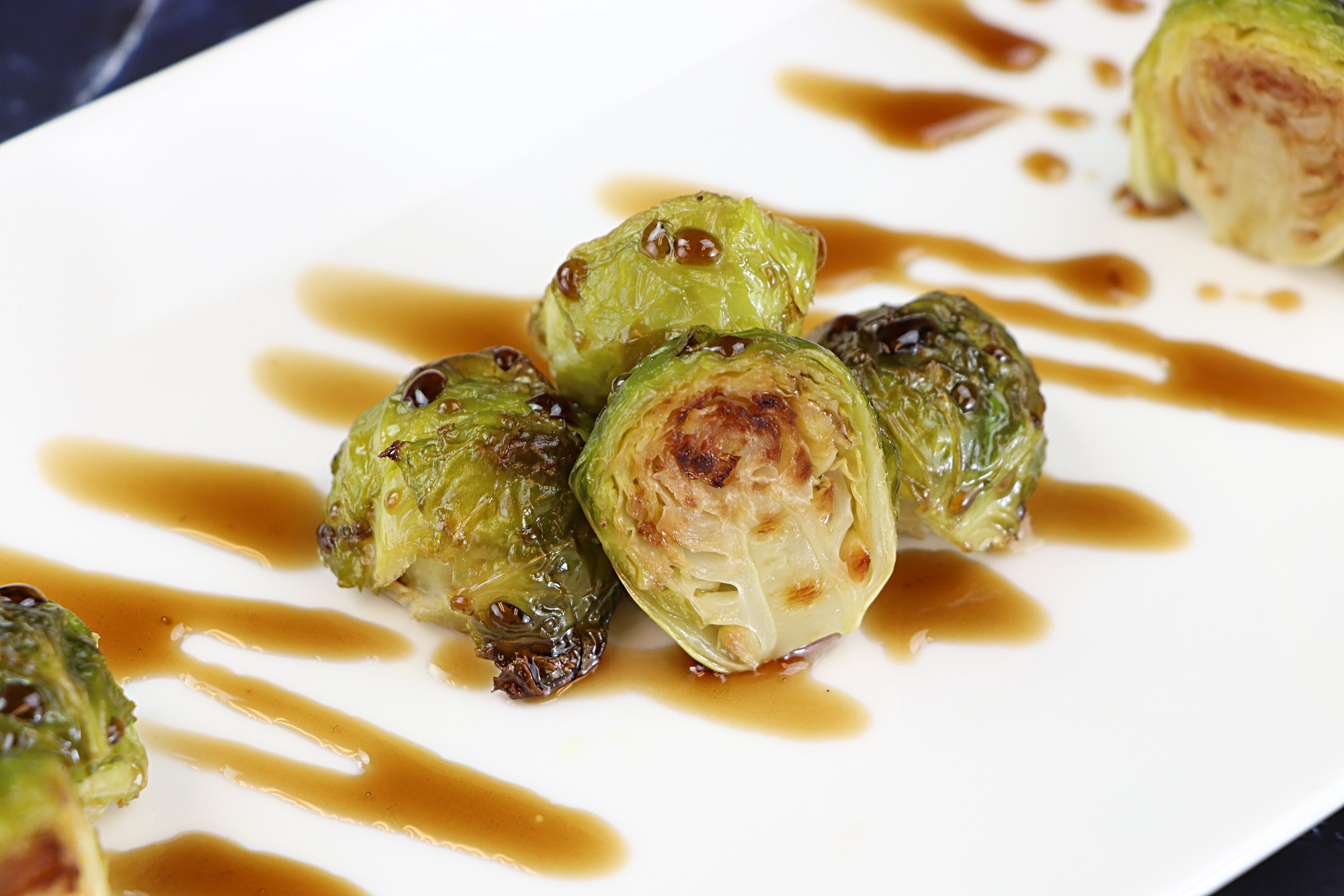 Vegan Balsamic Brussel Sprouts