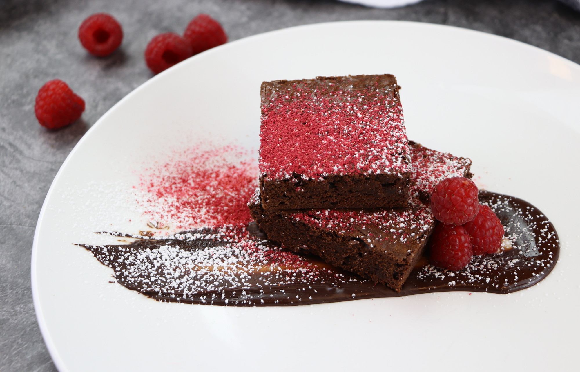 Raspberry Chocolate Brownies