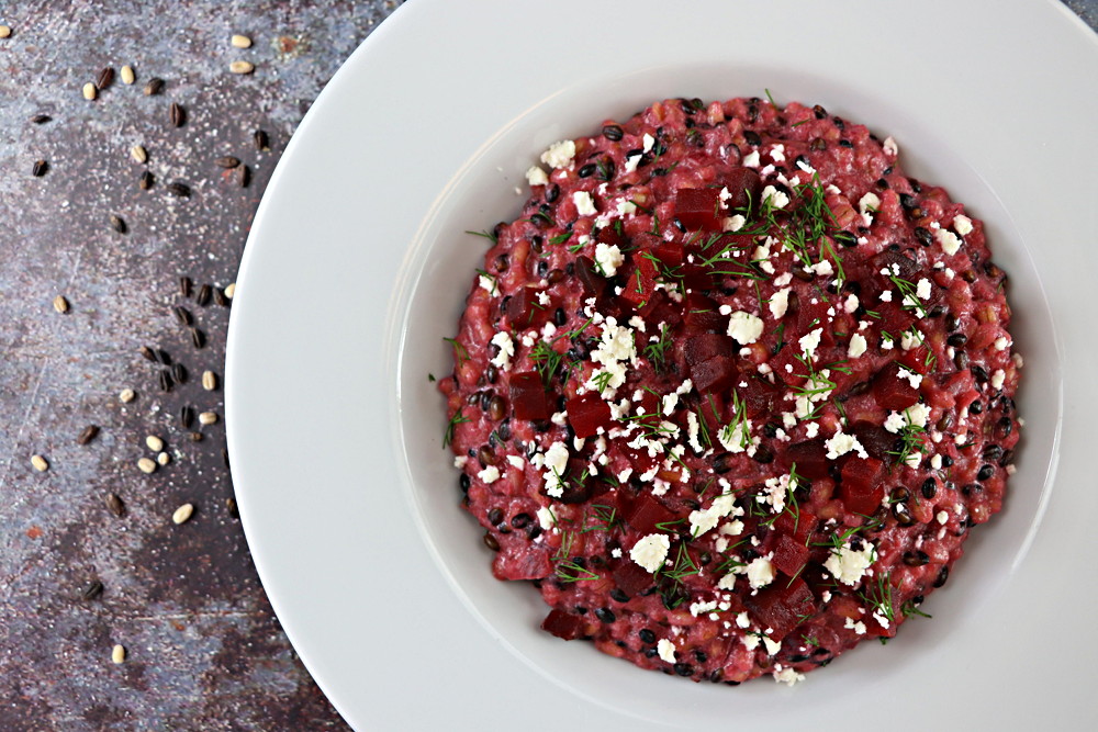 Barley Beetroot Risotto