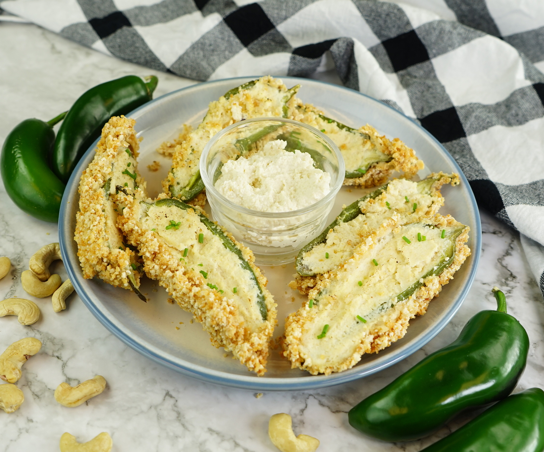 Vegan Jalapeno Poppers