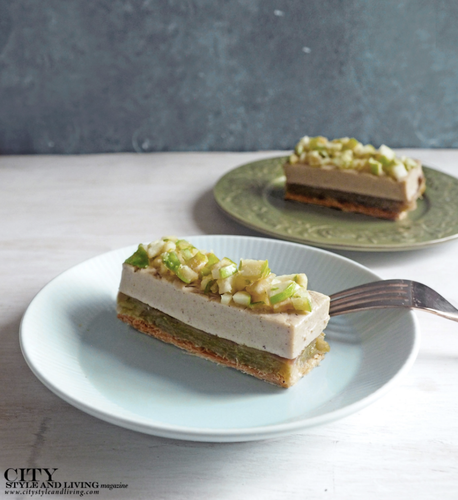 Apple and Cinnamon Crémeux Slice