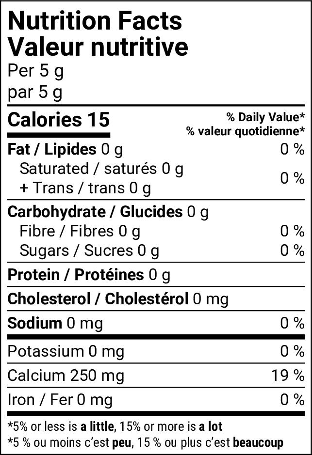 Nutritional Facts [8761668] 152434_NF.jpg