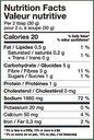 Nutritional Facts [8763938] 101326_NF.jpg