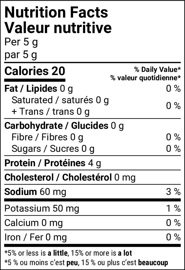 Nutritional Facts [8764946] 152551_NF.jpg