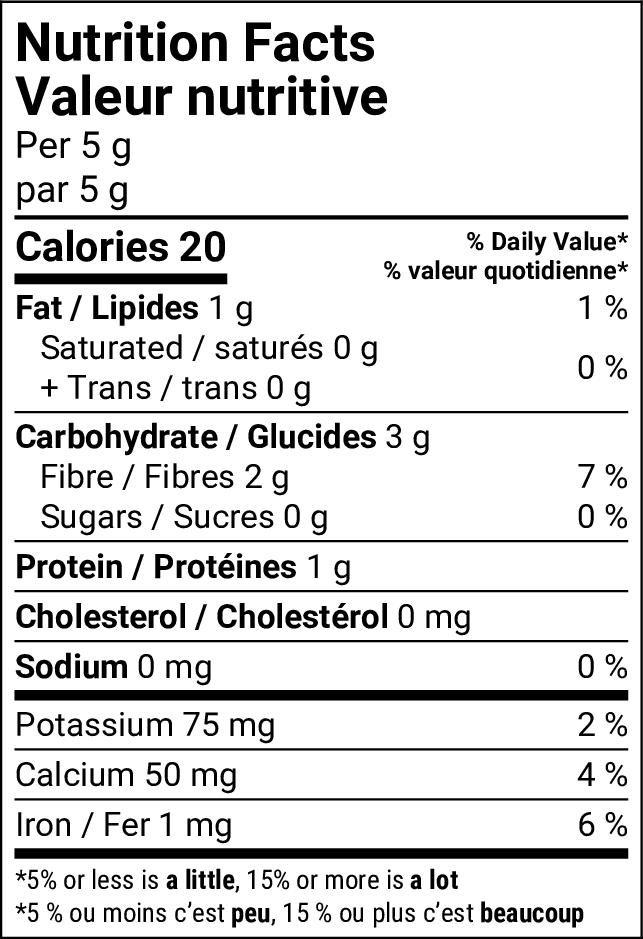 Nutritional Facts [8765960] 181850_NF.jpg