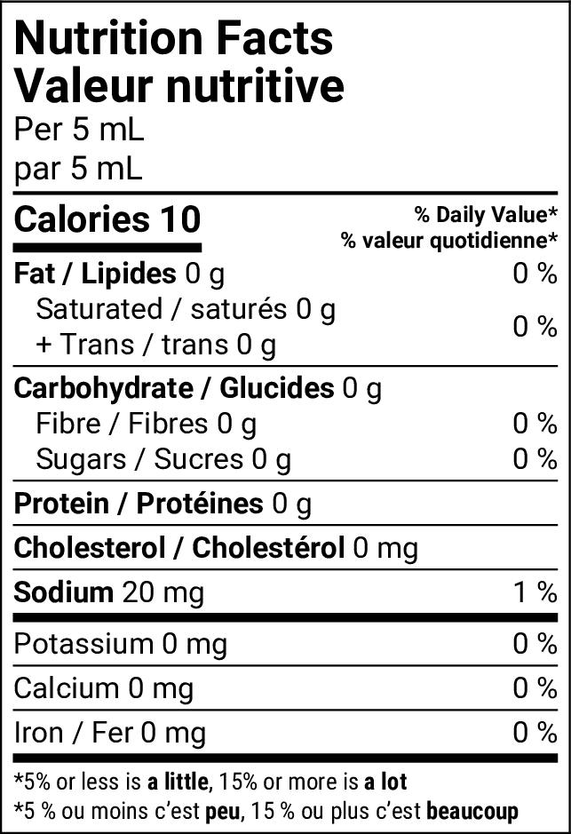 Nutritional Facts [8777960] 162823_NF.jpg