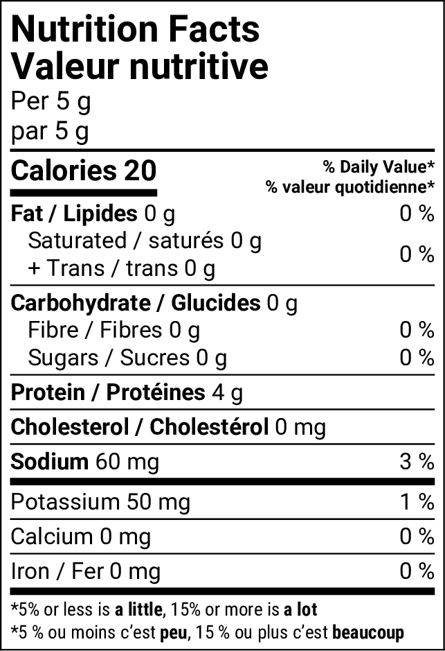 Nutritional Facts [8782800] 152551_NF.png