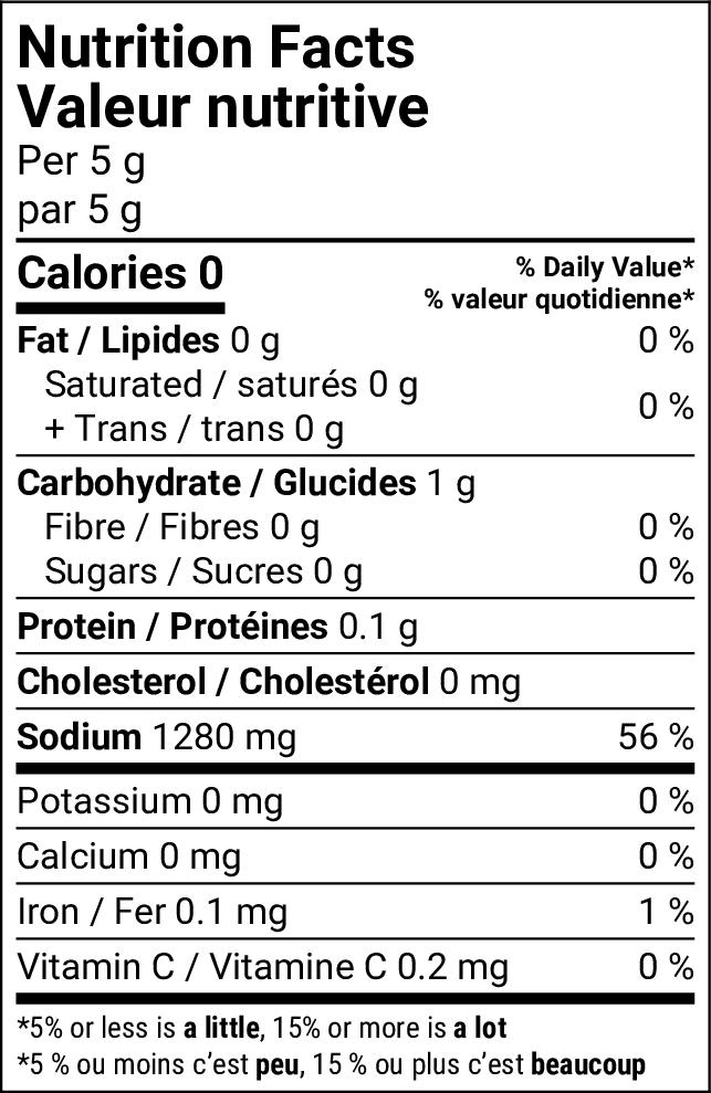 Nutritional Facts [8787229] 187222_NF.jpg