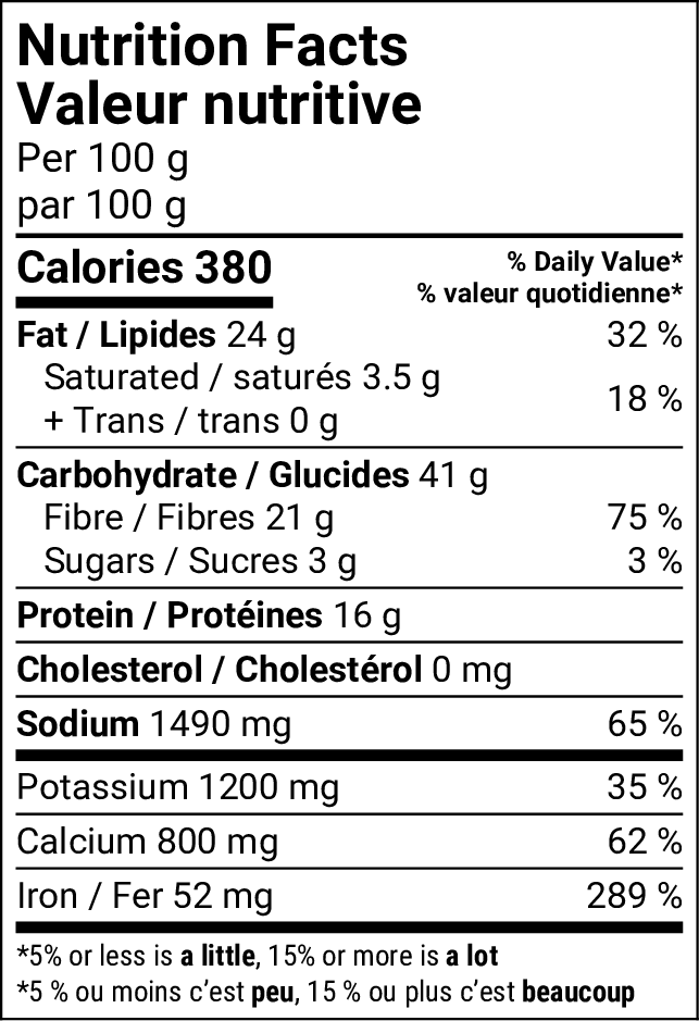 Nutritional Facts [8821375] 182100_NF.png