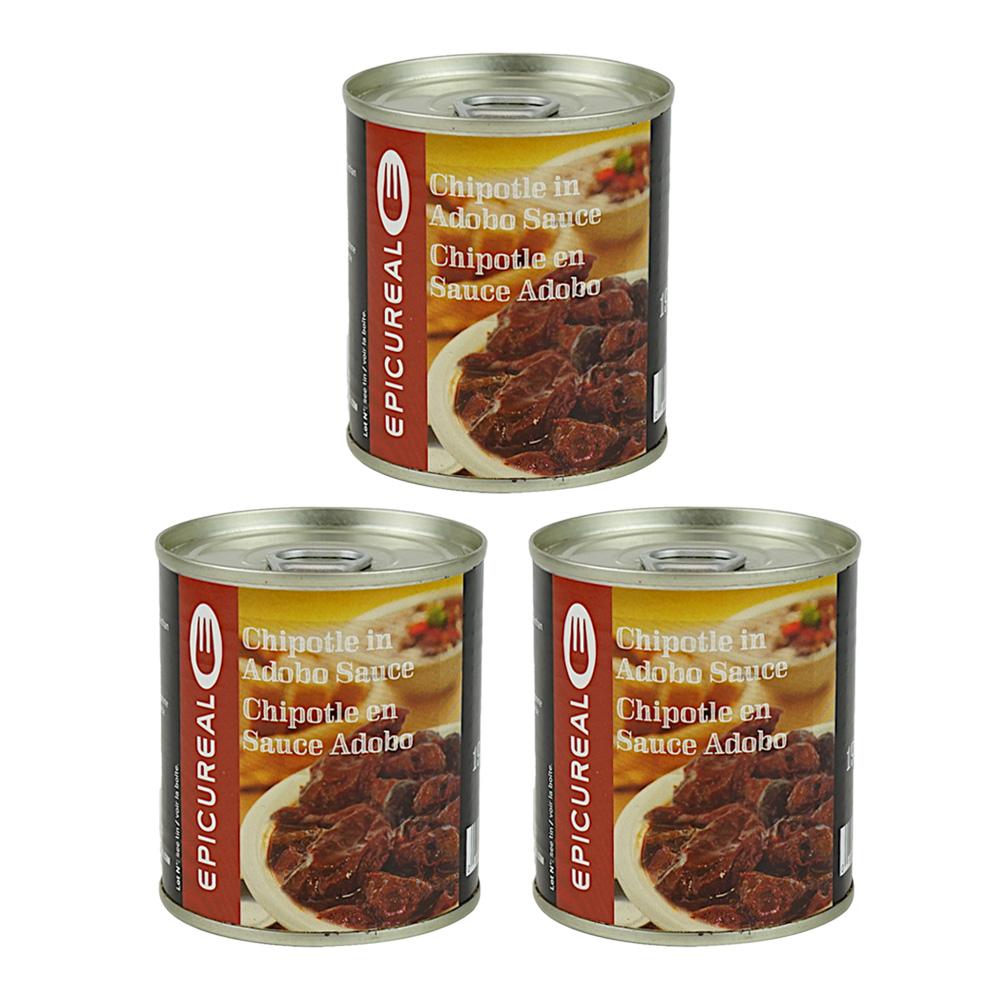 Chipotles in Adobo Sauce 3 x 198 g Epicureal