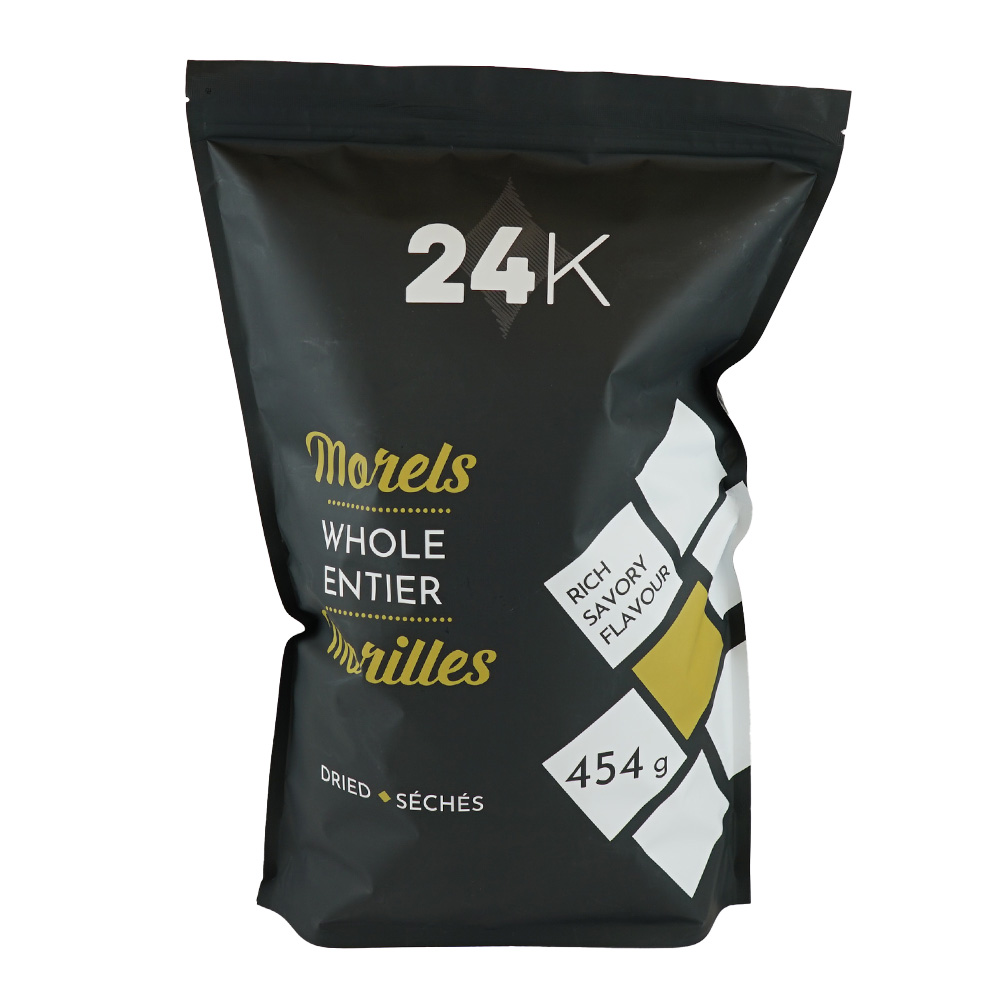 Morilles entières sèches 454 g 24K