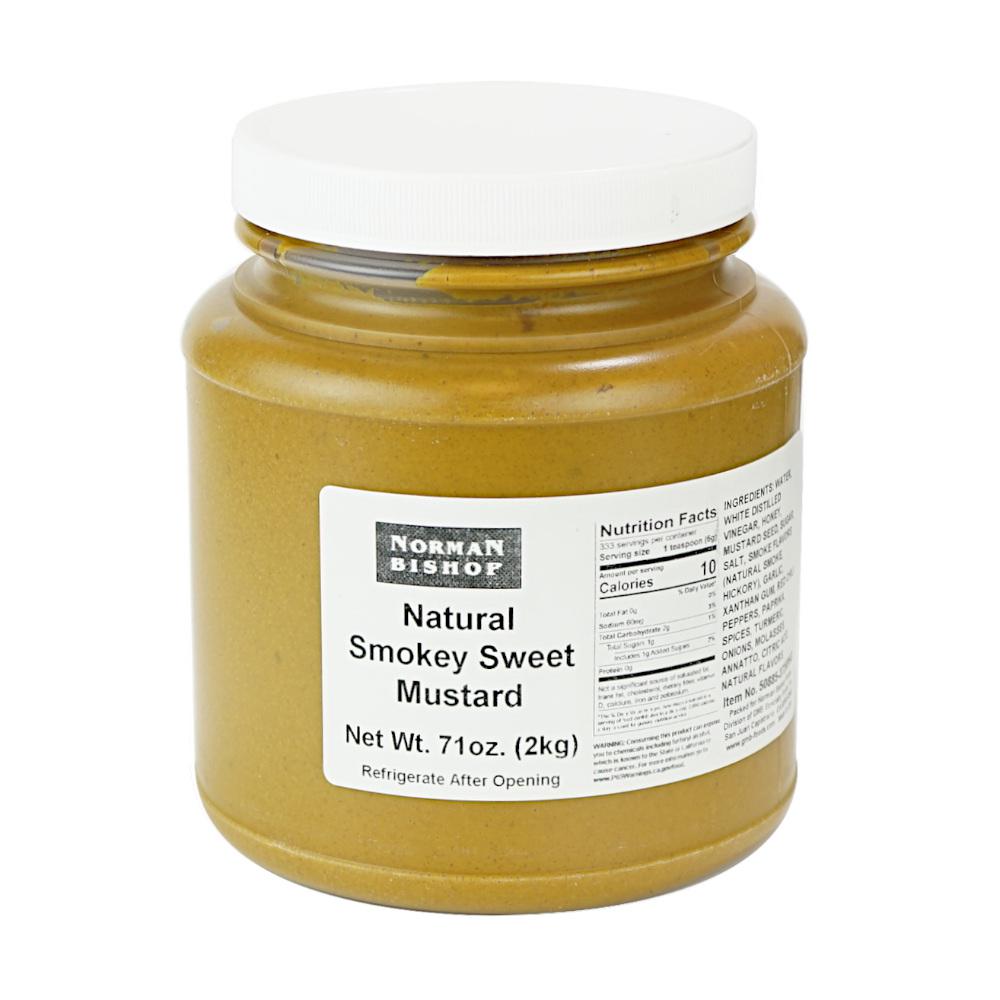 Smoked Sweet Mustard 71 oz Norman Bishop