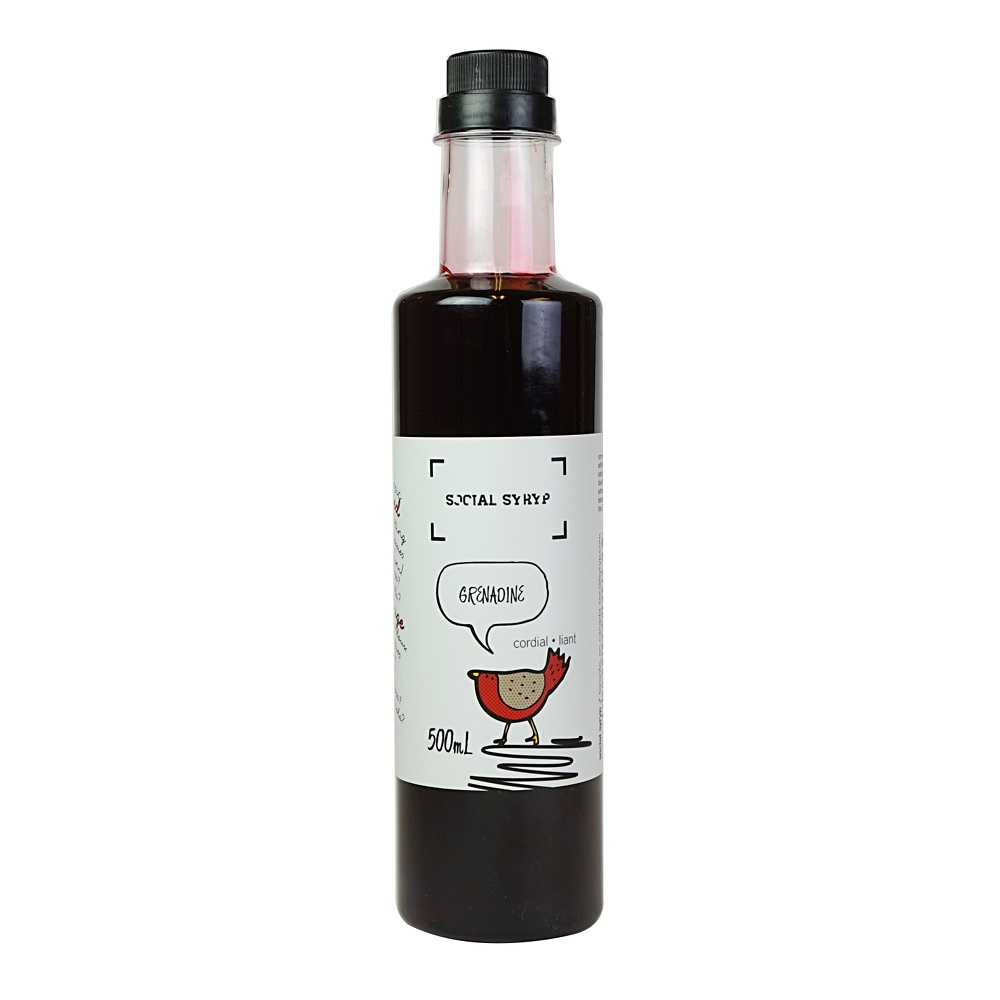 Grenadine Cordial Syrup 500 ml Social Syryp