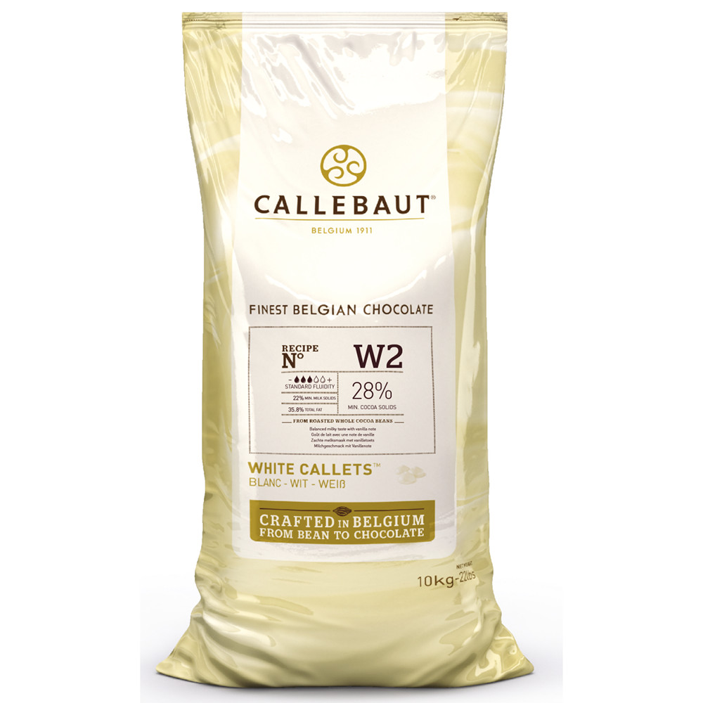 Couverture Choc. Blanc W2 Callets 10 kg Callebaut