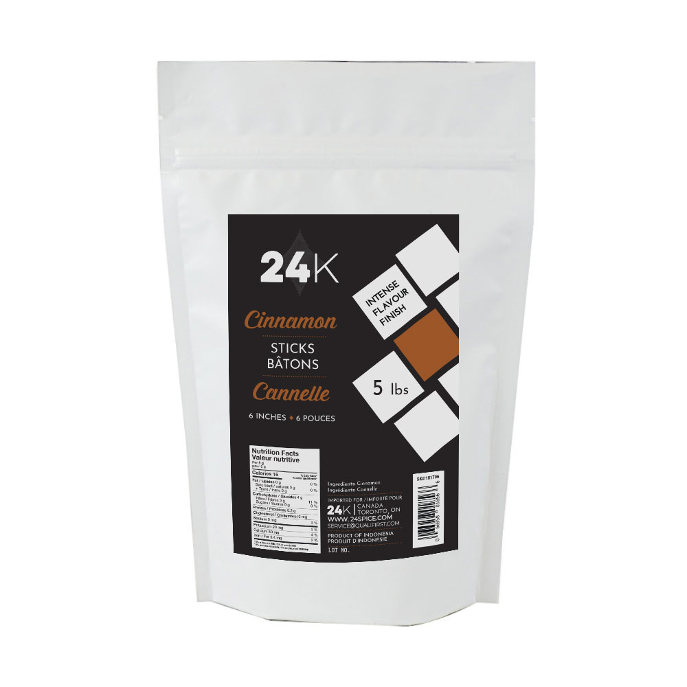 Cannelle en Bâtons 6'' 5 lbs 24K