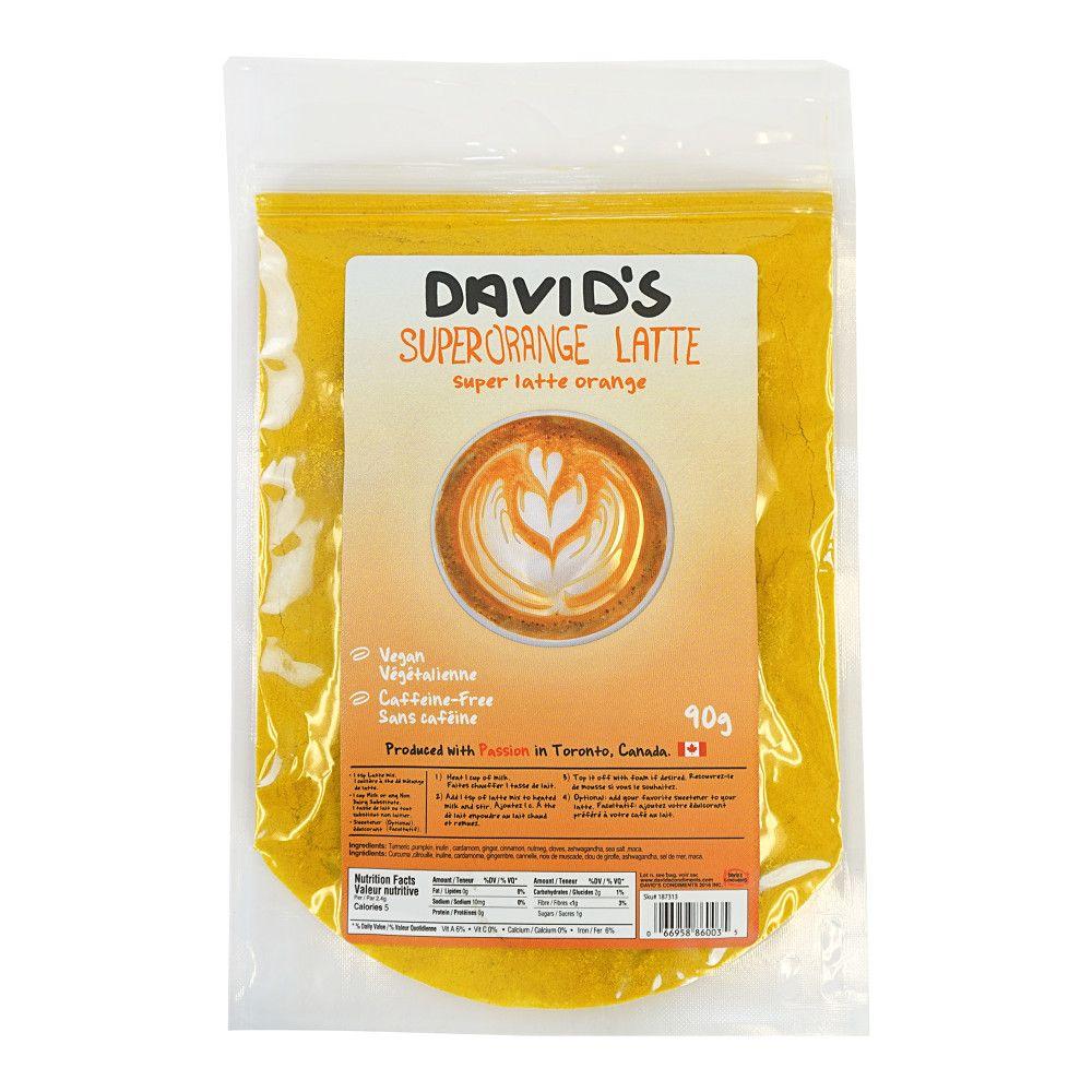 Mélange de Latte Super Orange- 90 g Davids