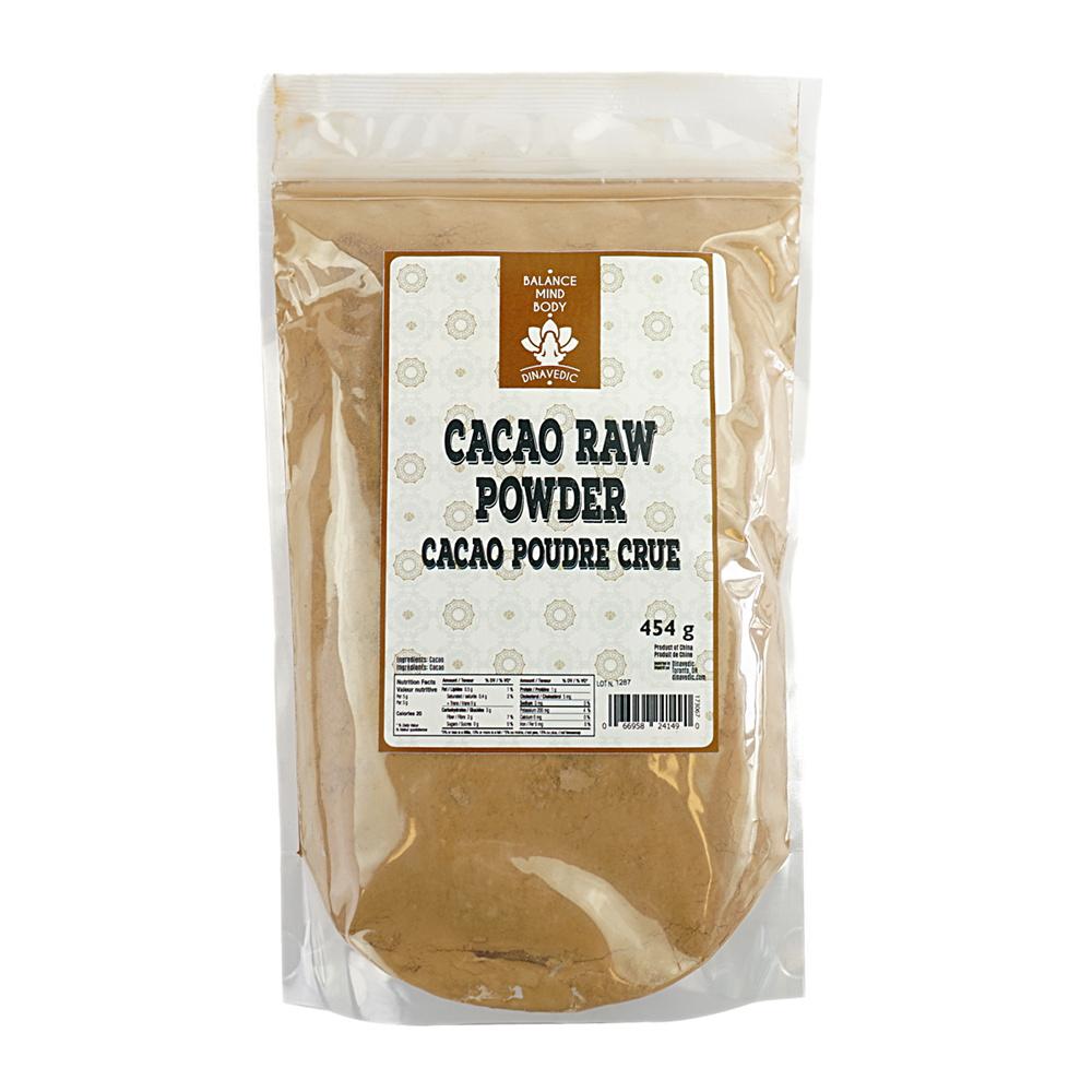 Cacao Raw Powder - 454 g Dinavedic