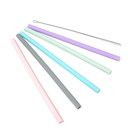 Straw Silicone Assorted Set- 6 pc Artigee