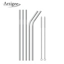 Straw Stainless Steel Assorted Set 6 pc Artigee