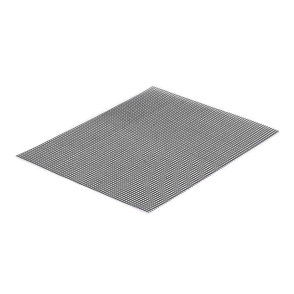 Tapis de gril en maille noire 40 x 33 cm 6 pc Artigee