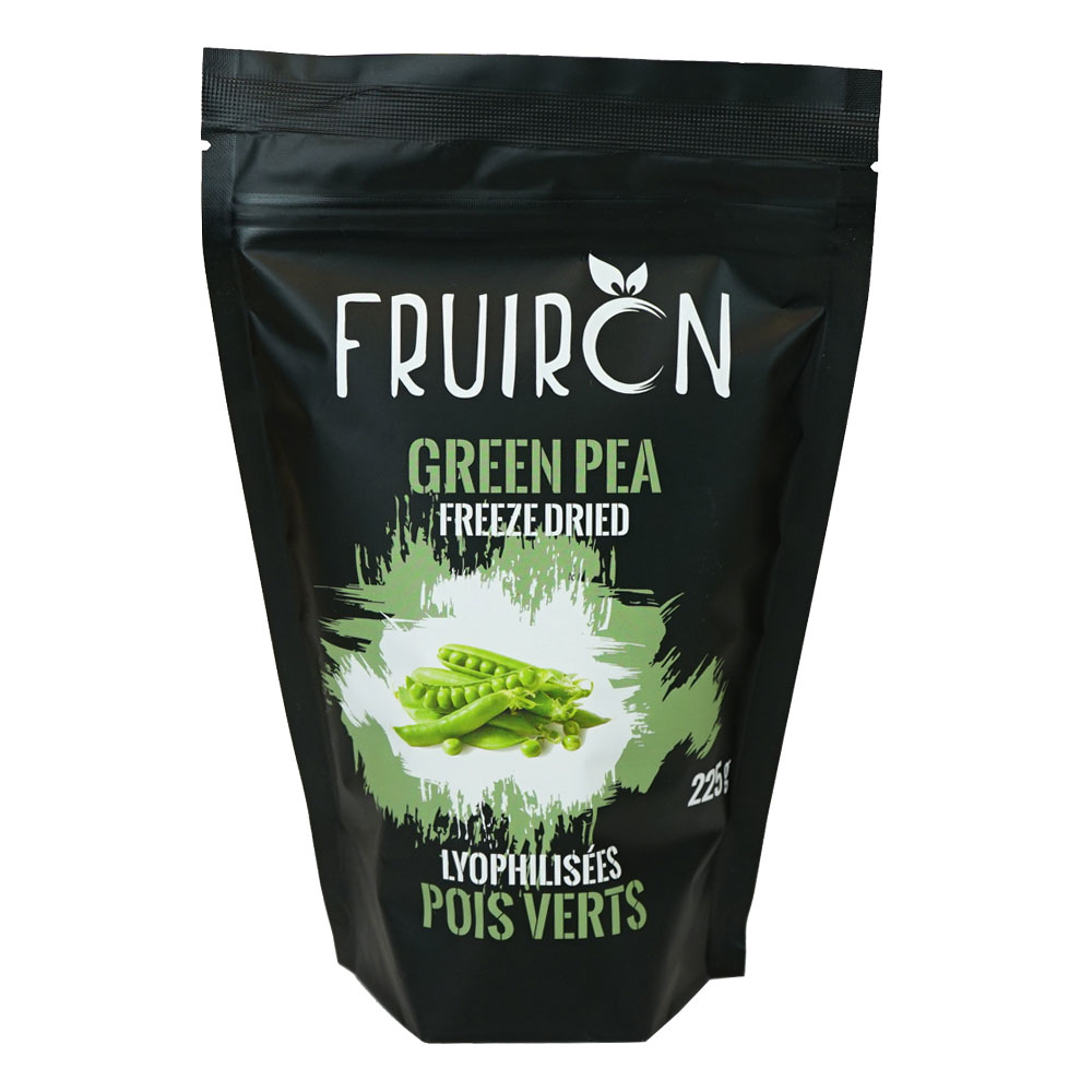 Green Pea Whole Freeze Dried 225 g Fruiron