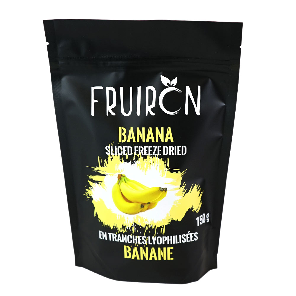 Banana Sliced Freeze Dried 150 g Fruiron