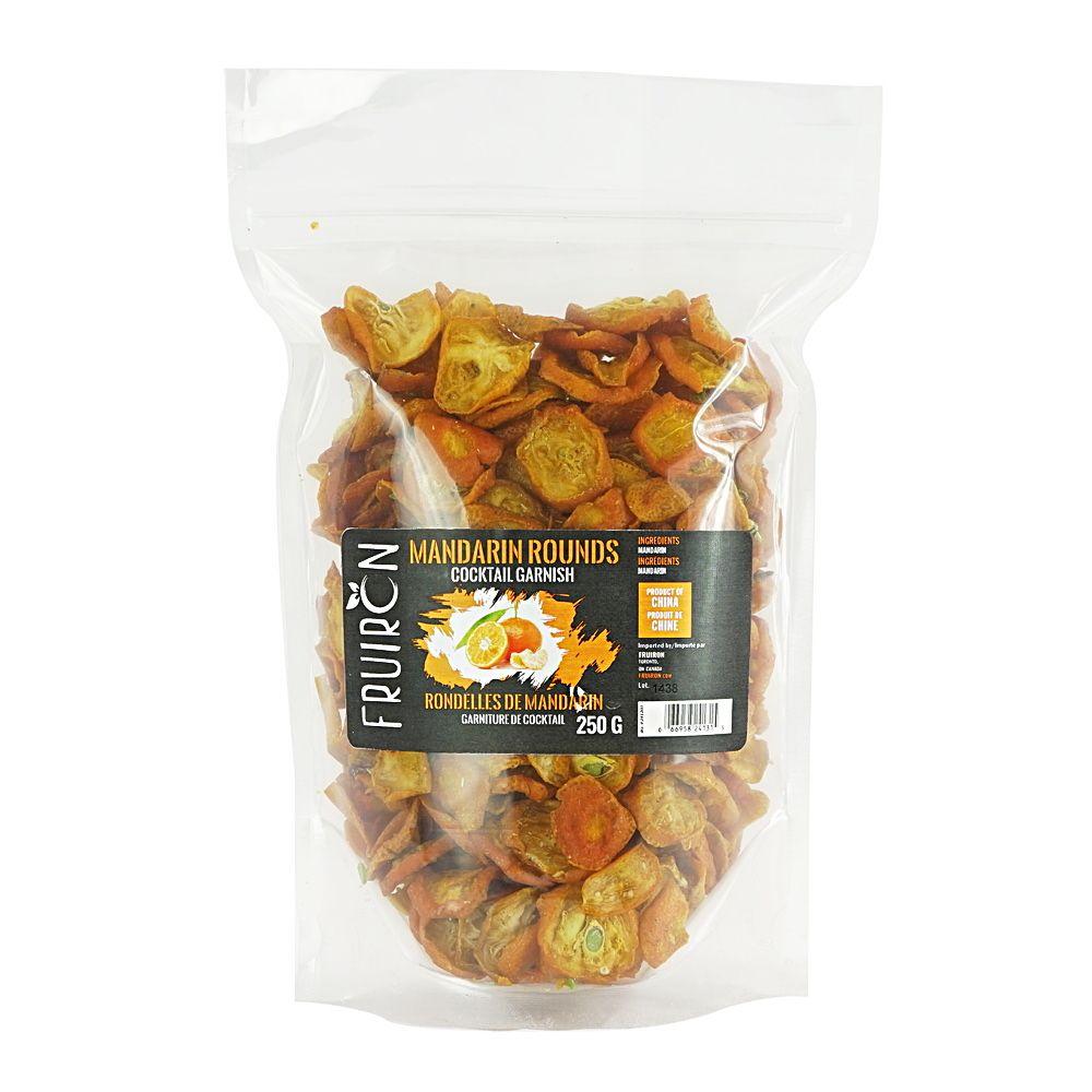 Mandarin Rounds Cocktail Garnish- 250 g Fruiron