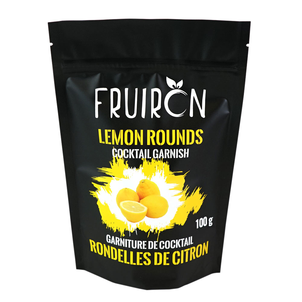 Lemon Rounds Cocktail Garnish 100 g Fruiron