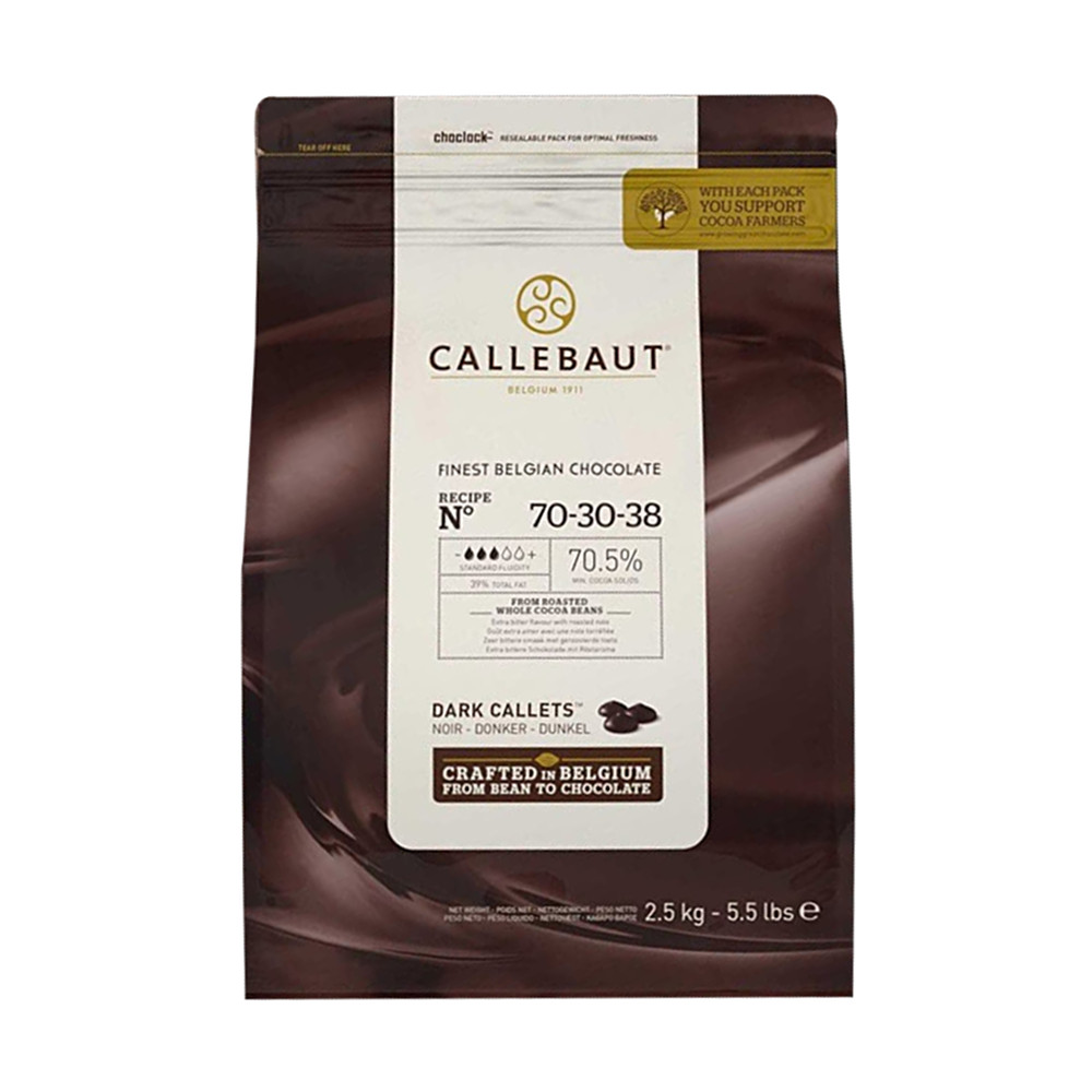 Dark Couverture 70% Callets 2.5 kg Callebaut