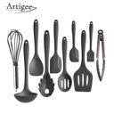 Ustensile en silicone 10 Piece Black Set Artigee