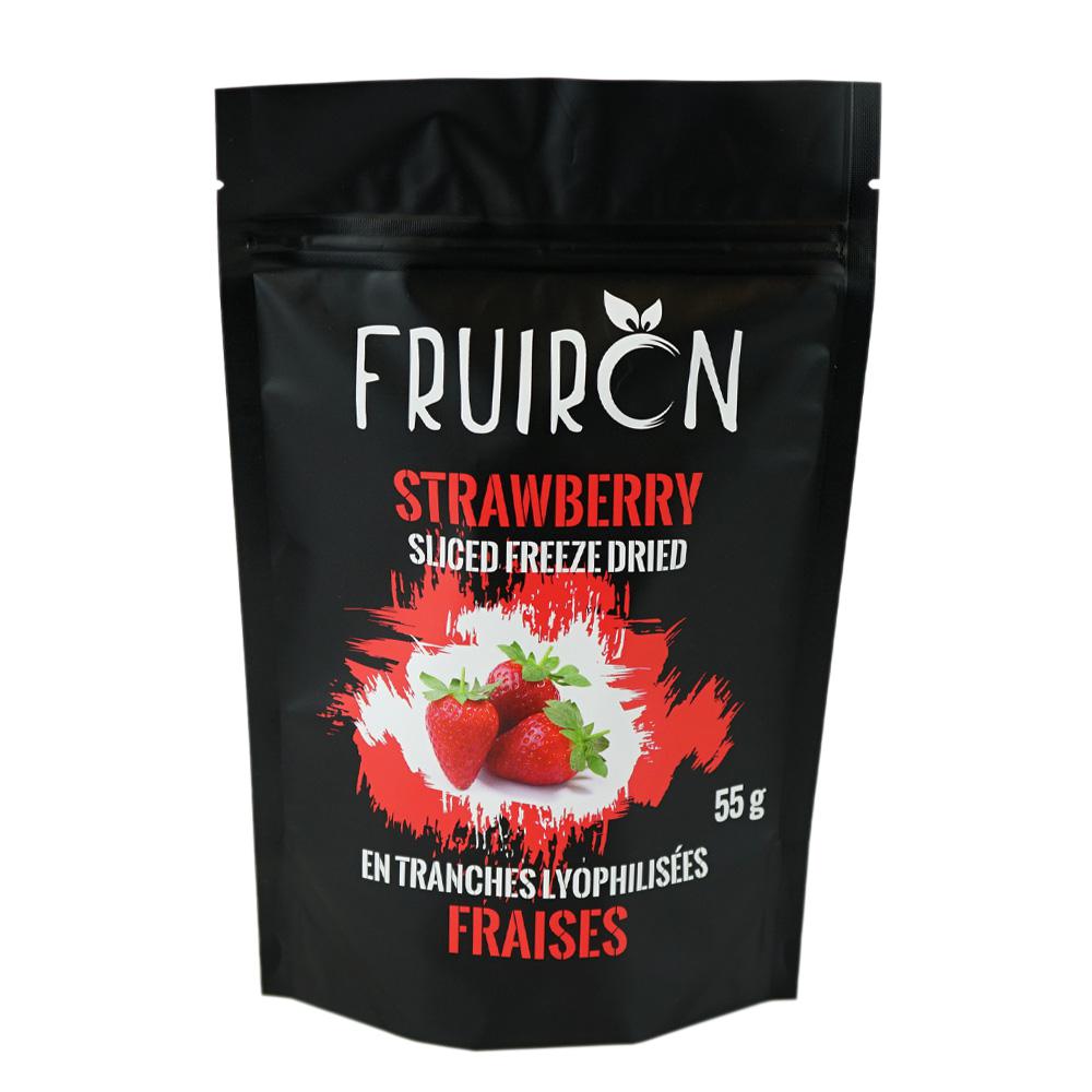 Fraises en Tranches Lyophilisées 55 g Fruiron