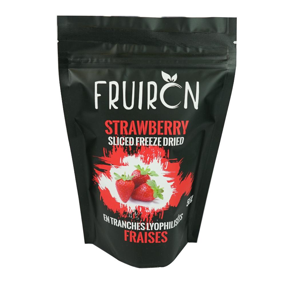 Fraises en Tranches Lyophilisées 55 g Fruiron