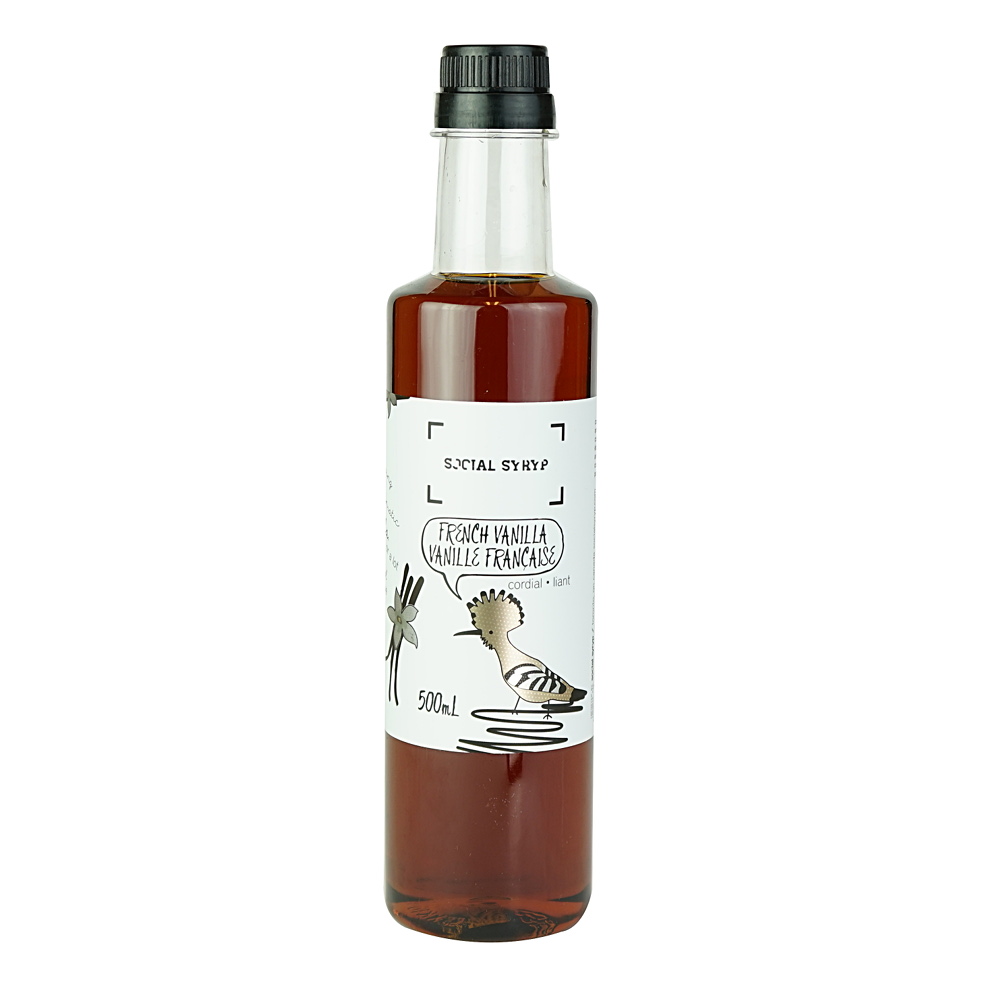 French Vanilla Cordial Syrup- 500 ml Social Syryp