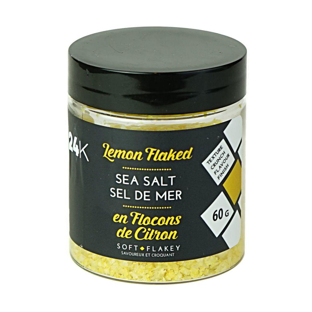 Sel en flocons de citron 60 g 24K