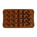 Bear and Duck and Bunny Silicone Mold- 1 pc Artigee