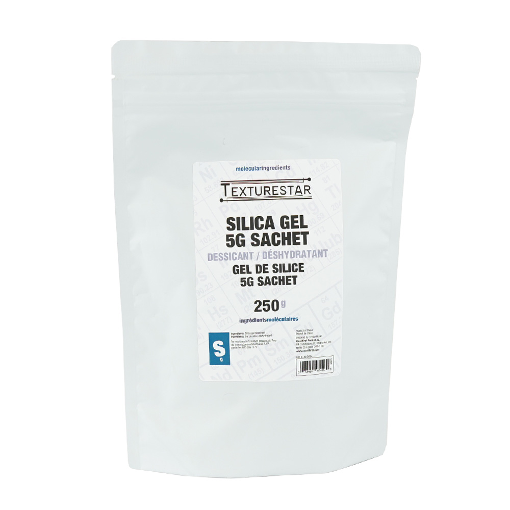 Silica Gel Desiccant 5g Sachet- 250 g Texturestar