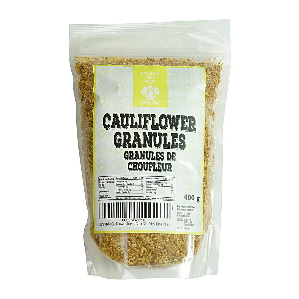 Cauliflower Granules - 400 g Dinavedic
