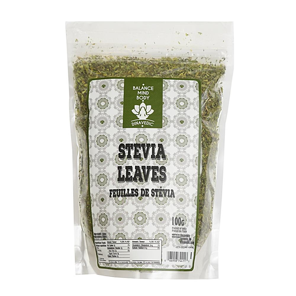 Feuilles de Stevia Bio - 100 g Dinavedic