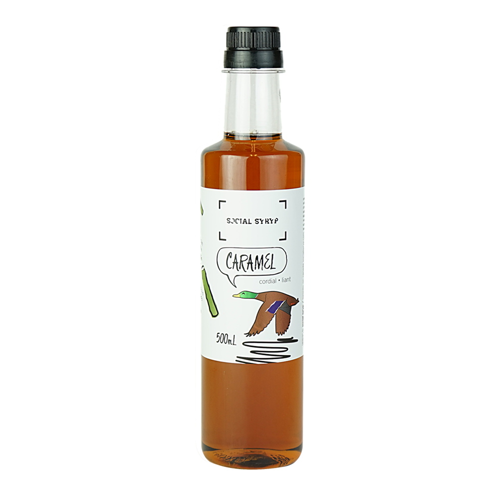Sirop de cordial au caramel- 500 ml Social Syryp