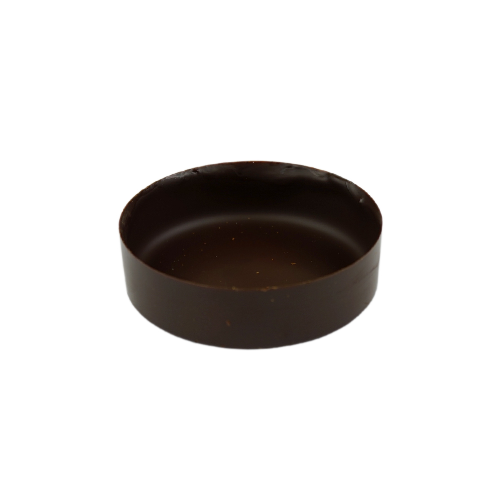 Fonds de Tarte Petit Rond Choc. 7cm 65 pc La Rose Noire