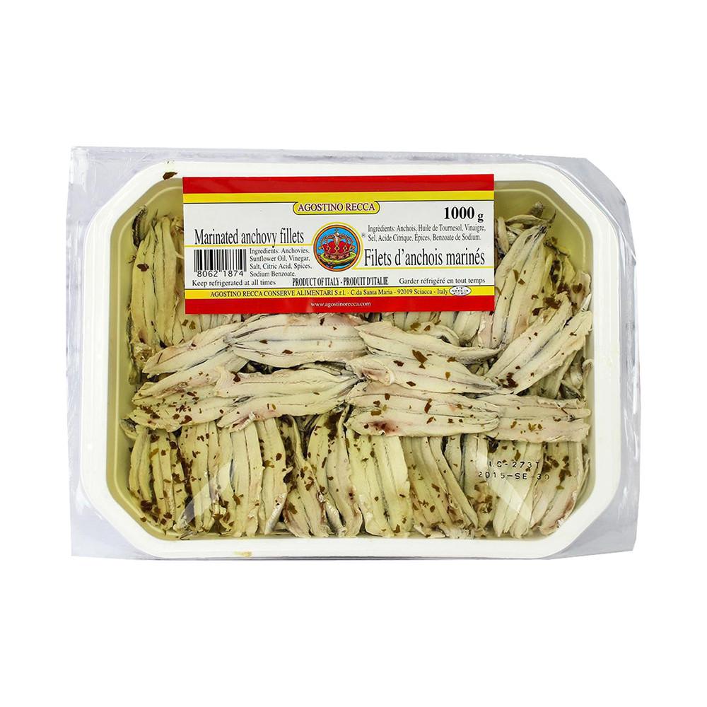 Filets d'Anchois Blancs 1 kg Agostino Recca