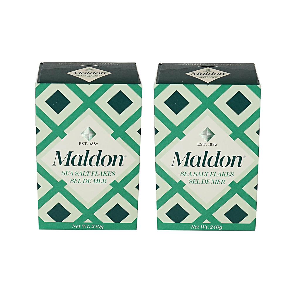 Sea Salt Flakes UK Organic 2 x 240 g Maldon