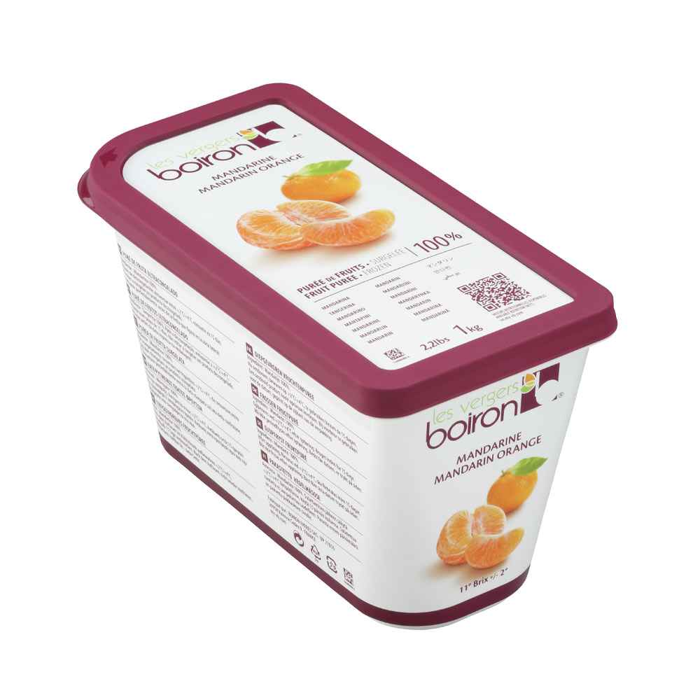 Mandarin Puree 100% Pure Frozen 6 x 1 kg Boiron